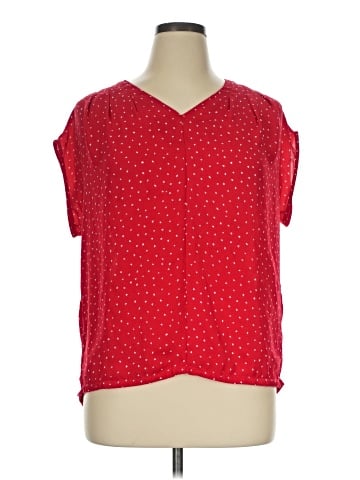 Lands' End Short Sleeve Blouse (view 1)