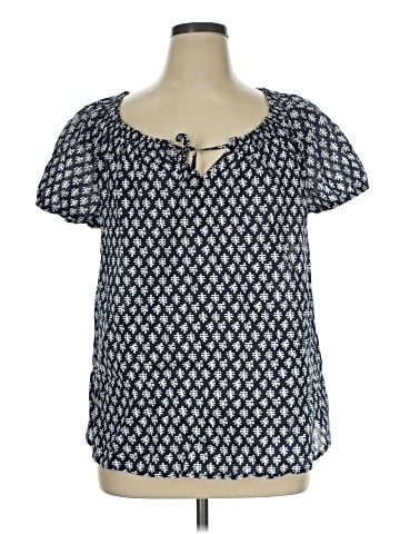 Ellos Short Sleeve Blouse (view 1)