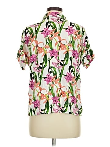 Just Fab Short Sleeve Blouse (view 2)