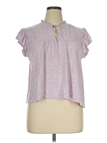 Lucky Brand Short Sleeve Blouse (view 1)