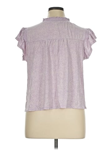 Lucky Brand Short Sleeve Blouse (view 2)