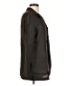 Max Mara 100% Linen Stripes Gray Brown Jacket Size 10 - photo 4