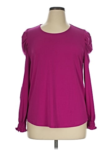 Adrianna Papell Long Sleeve Blouse (view 1)