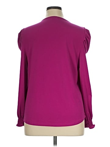 Adrianna Papell Long Sleeve Blouse (view 2)