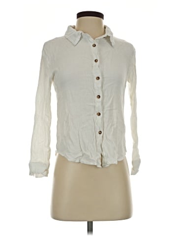 LA Hearts Long Sleeve Button-Down Shirt (view 1)