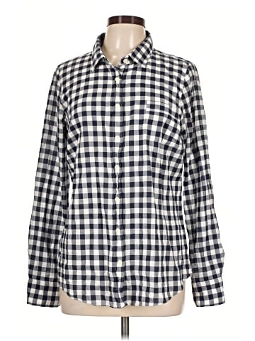 J.Crew Factory Store Long Sleeve Button-Down Shirt (view 1)