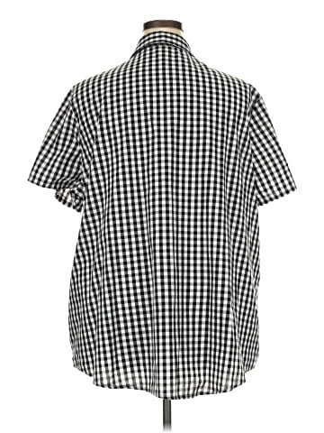Woman Within Short Sleeve Button-Down Shirt (view 2)