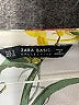 Zara Basic Floral Yellow Ivory 3/4 Sleeve Blouse Size S - photo 7