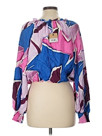 Blu Pepper 3/4 Sleeve Blouse (view 2)