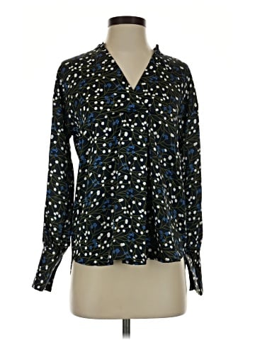 Ann Taylor Factory Long Sleeve Blouse (view 1)