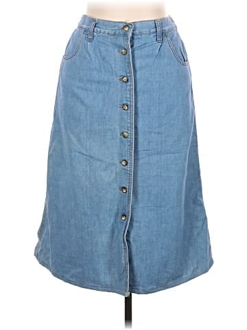 Faded Glory Denim Skirt (view 1)