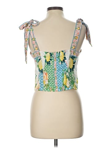 Rose + Olive Sleeveless Blouse (view 2)