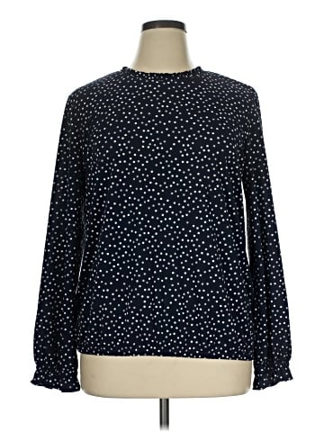 Ann Taylor Factory Long Sleeve Blouse (view 1)