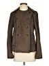 Tory Burch 100% Leather Brown Leather Jacket Size S - photo 1