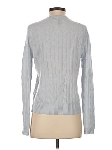 Aqua Cashmere Pullover Sweater (view 2)