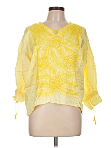 Unbranded 3/4 Sleeve T-Shirt (view 1)
