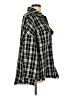 Aqua 100% Polyester Plaid Black Jacket Size L - photo 4