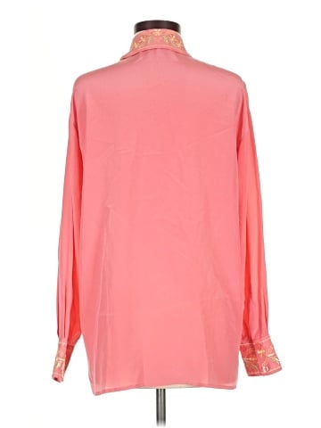 Diane von Furstenberg Long Sleeve Silk Top (view 2)