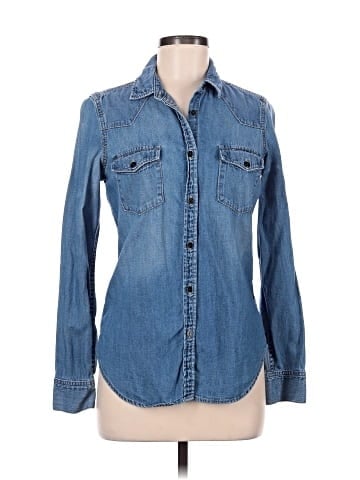 Gap Long Sleeve Button-Down Shirt (view 1)