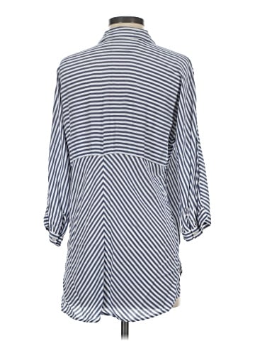 Chico's 3/4 Sleeve Button-Down Shirt (view 2)
