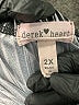 Derek Heart Stripes Gray Romper Size 2X - photo 4
