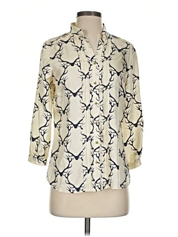 Elizabeth McKay 3/4 Sleeve Silk Top (view 1)