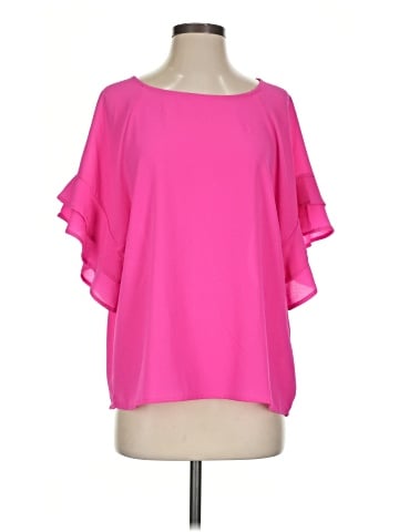 Umgee Short Sleeve Blouse (view 1)