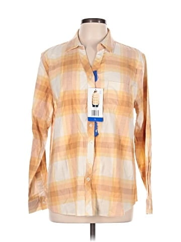 Weatherproof Long Sleeve Button-Down Shirt (view 1)