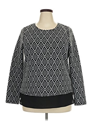 Croft & Barrow Long Sleeve Blouse (view 1)
