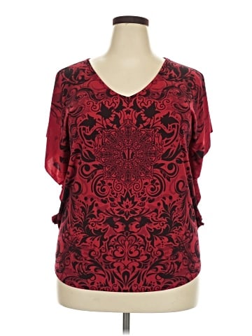 Lavish Short Sleeve Blouse (view 1)