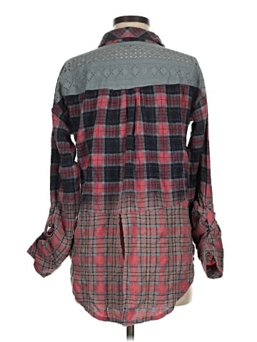Miss Me Long Sleeve Button-Down Shirt (view 2)