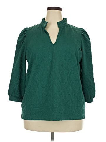 Crown & Ivy 3/4 Sleeve Blouse (view 1)