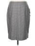 Etcetera Plaid Gray Formal Skirt Size 4 - photo 1