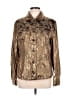 Chico's Animal Print Gold Jacket Size L - photo 1