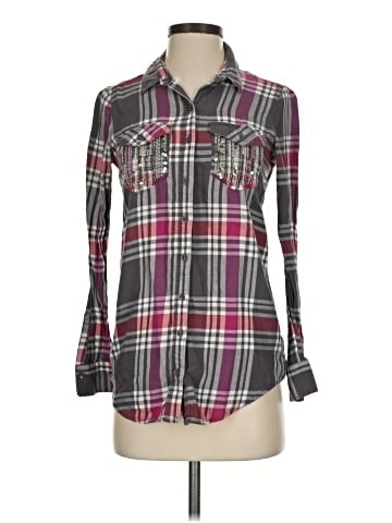 Mudd Long Sleeve Button-Down Shirt (view 1)