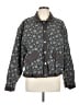 Pol 100% Polyester Paisley Gray Jacket Size L - photo 1