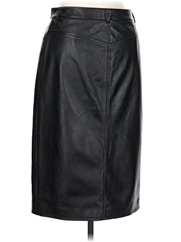 DKNY Leather Skirt (view 2)