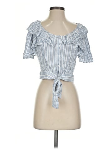 Free People Short Sleeve Blouse (view 1)