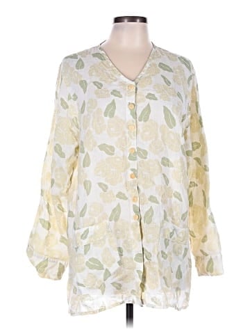 Flax 3/4 Sleeve Blouse (view 1)