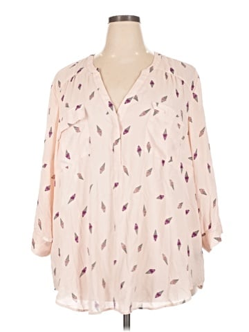 Torrid 3/4 Sleeve Blouse (view 1)
