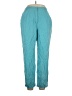 Pendleton 100% Silk Color Block Teal Silk Pants Size 14W - photo 1