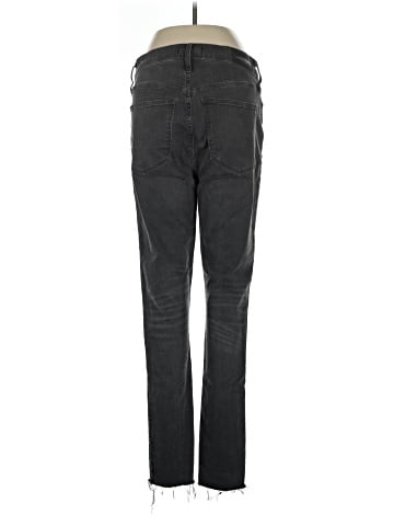 Madewell Tall Curvy High-Rise Skinny Jeans in Black Sea (view 2)