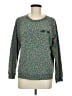 Clare V. Print Teal Pullover Sweater Size M - photo 1