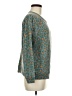 Clare V. Print Teal Pullover Sweater Size M - photo 4