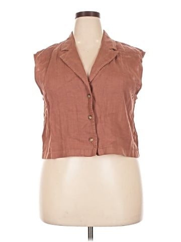 Lou & Grey Sleeveless Button-Down Shirt (view 1)