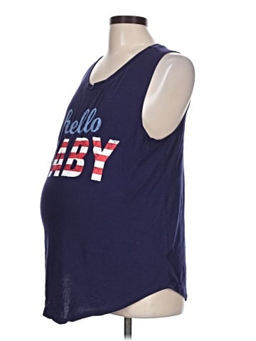 Isabel Maternity Sleeveless T-Shirt (view 1)