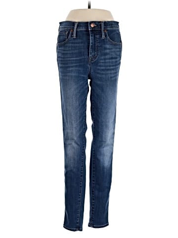 Madewell 10" High-Rise Skinny Jeans in Danny Wash: TENCEL&trade; Denim Edition (view 1)