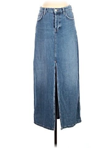 Zara Denim Skirt (view 1)