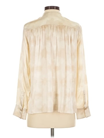 Vince. Long Sleeve Silk Top (view 2)