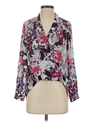 G by Giuliana Rancic Long Sleeve Blouse (view 1)